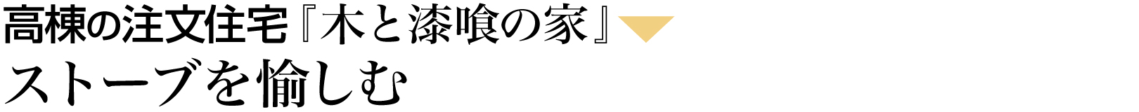 ストーブを愉しむ